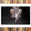 Slamdunk  20x16 inch FRAMED CANVAS PRINT