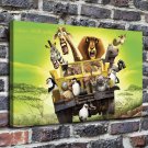 Cartoon paper  20x16 inch FRAMED CANVAS PRINT