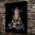 A beautiful angel  20x16 inch FRAMED CANVAS PRINT