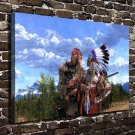 In The Beginning Friends  20x16 inch FRAMED CANVAS PRINT