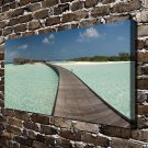 The Road To Happiness  20x16 inch FRAMED CANVAS PRINT