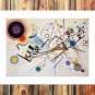 Life geometry  20x16 inch FRAMED CANVAS PRINT