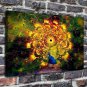 The peacock  20x16 inch FRAMED CANVAS PRINT