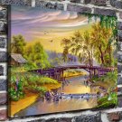 The autumn season  20x16 inch FRAMED CANVAS PRINT
