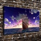 Come back safely  20x16 inch FRAMED CANVAS PRINT