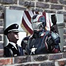 Super warrior  20x16 inch FRAMED CANVAS PRINT