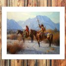 Flag of victory  20x16 inch FRAMED CANVAS PRINT
