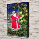 Deep breath Christmas  20x16 inch FRAMED CANVAS PRINT