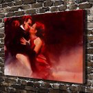 watercolor  20x16 inch FRAMED CANVAS PRINT