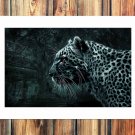 The leopard world  20x16 inch FRAMED CANVAS PRINT