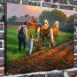 Little helper  20x16 inch FRAMED CANVAS PRINT