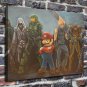 Super hero team  20x16 inch FRAMED CANVAS PRINT
