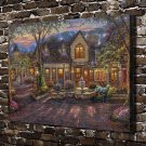 The Village  20x16 inch FRAMED CANVAS PRINT