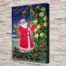 Deep breath Christmas  20x16 inch FRAMED CANVAS PRINT