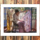 White women  20x16 inch FRAMED CANVAS PRINT