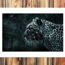 The leopard world  20x16 inch FRAMED CANVAS PRINT