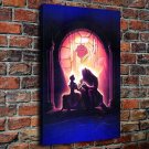 Beauty and Beast  20x16 inch FRAMED CANVAS PRINT