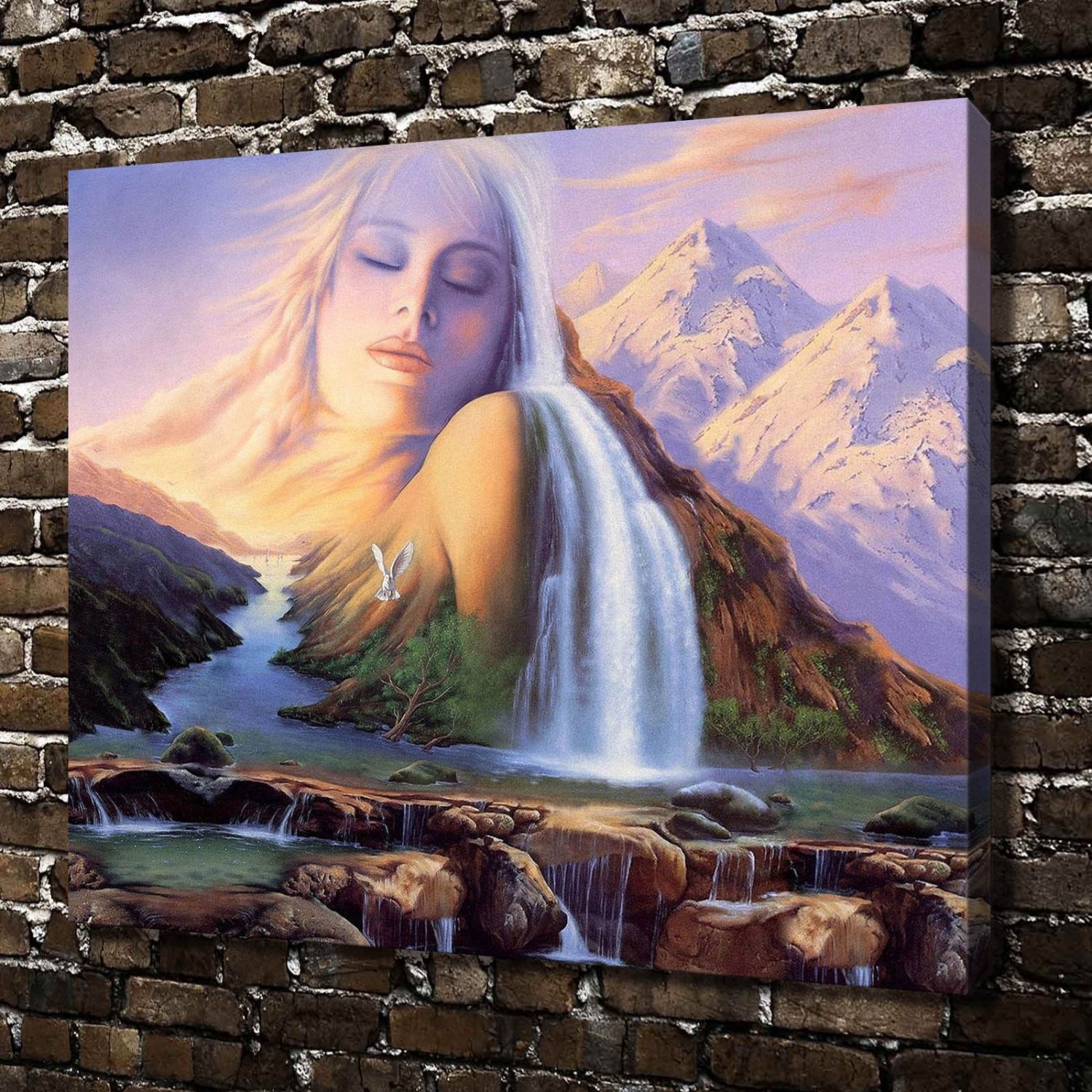 Calm mood  20x16 inch FRAMED CANVAS PRINT