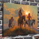 Beautiful sky  20x16 inch FRAMED CANVAS PRINT