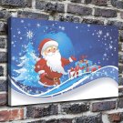 Santa Claus  20x16 inch FRAMED CANVAS PRINT