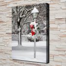 Christmas morning  20x16 inch FRAMED CANVAS PRINT