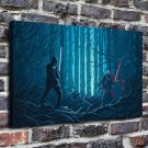 Zvezdnye Voyny  20x16 inch FRAMED CANVAS PRINT