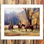 Indians, narrator  20x16 inch FRAMED CANVAS PRINT
