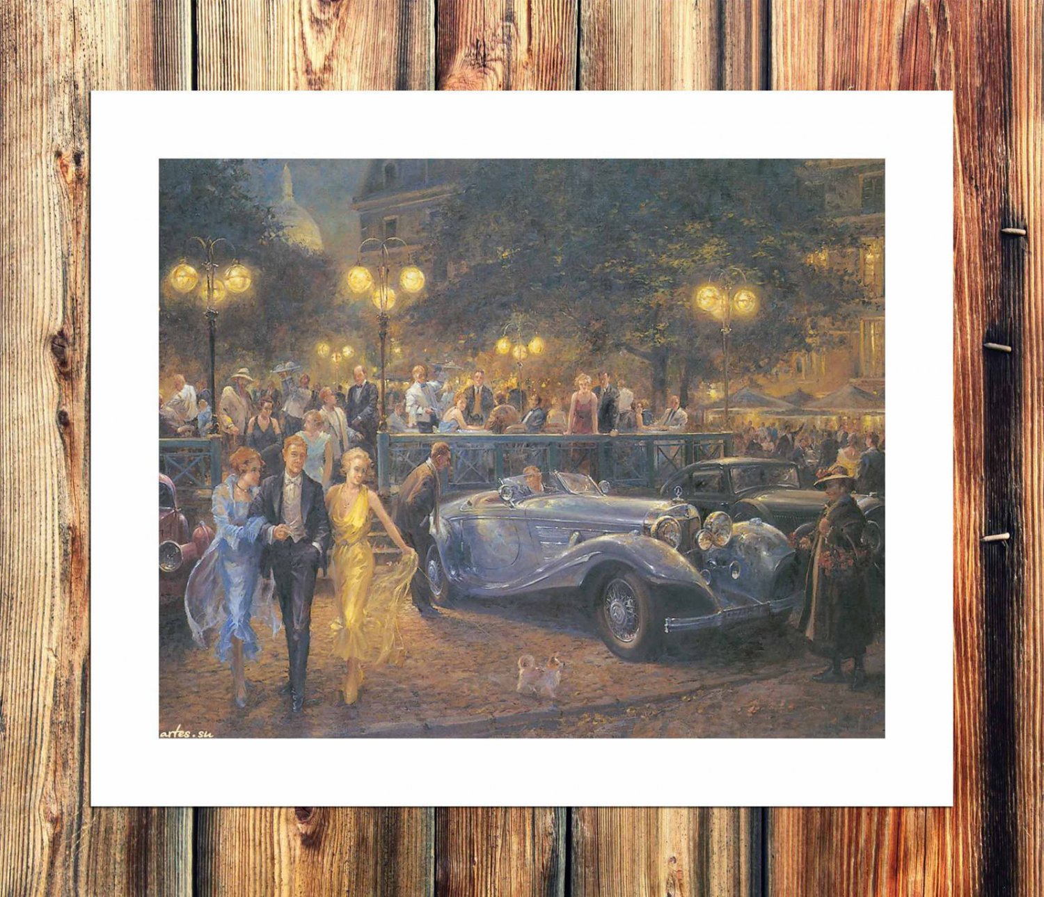 Time together  20x16 inch FRAMED CANVAS PRINT