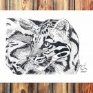 Black and white  20x16 inch FRAMED CANVAS PRINT