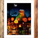 Leaving a warm house  20x16 inch FRAMED CANVAS PRINT