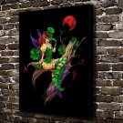 A beautiful angel  20x16 inch FRAMED CANVAS PRINT