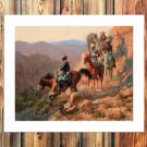 Hard journey  20x16 inch FRAMED CANVAS PRINT