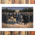 Big man  20x16 inch FRAMED CANVAS PRINT