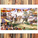 Ring Rider  20x16 inch FRAMED CANVAS PRINT