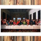 People worship  20x16 inch FRAMED CANVAS PRINT