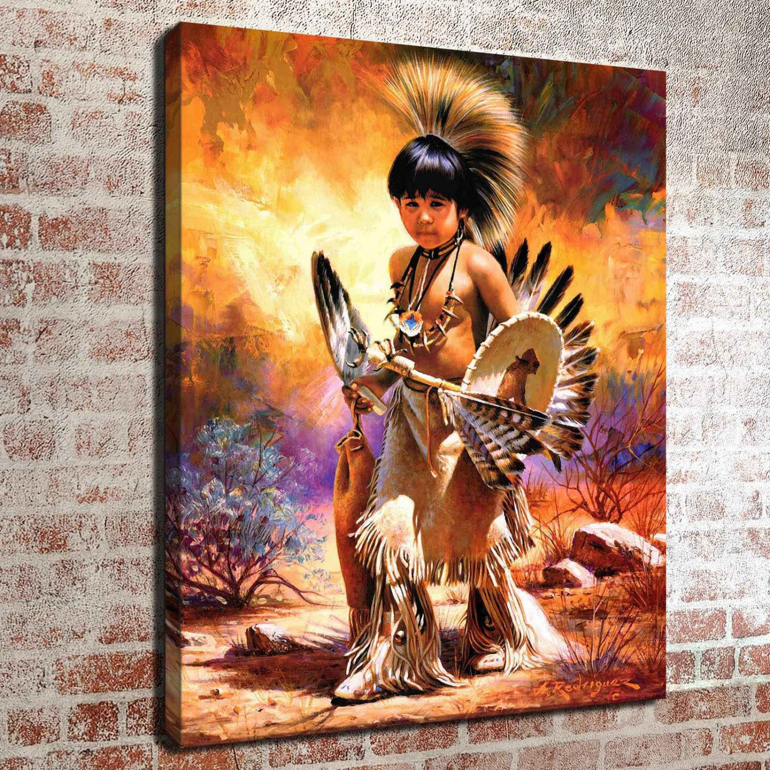 Little Dancer  20x16 inch FRAMED CANVAS PRINT