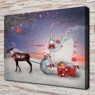 Christmas gift  20x16 inch FRAMED CANVAS PRINT