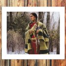 Indian girls  20x16 inch FRAMED CANVAS PRINT