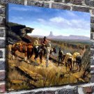 The new land  20x16 inch FRAMED CANVAS PRINT