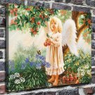 Good little angel  20x16 inch FRAMED CANVAS PRINT
