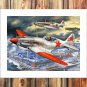 Altitude fighter  20x16 inch FRAMED CANVAS PRINT