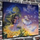 The wind of life fairies Painting  20x16 inch FRAMED CANVAS PRINT