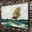 The blue sea  20x16 inch FRAMED CANVAS PRINT