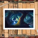 Deer in the forest  20x16 inch FRAMED CANVAS PRINT