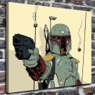 Star wars zvezdnye  20x16 inch FRAMED CANVAS PRINT