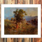 The common life  20x16 inch FRAMED CANVAS PRINT