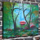 Nature of the eye  20x16 inch FRAMED CANVAS PRINT