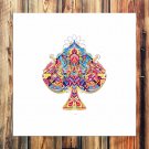Red peach hePaintings  20x16 inch FRAMED CANVAS PRINT