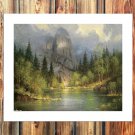 Good mountain water  20x16 inch FRAMED CANVAS PRINT