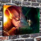 Mutual cross eye  20x16 inch FRAMED CANVAS PRINT